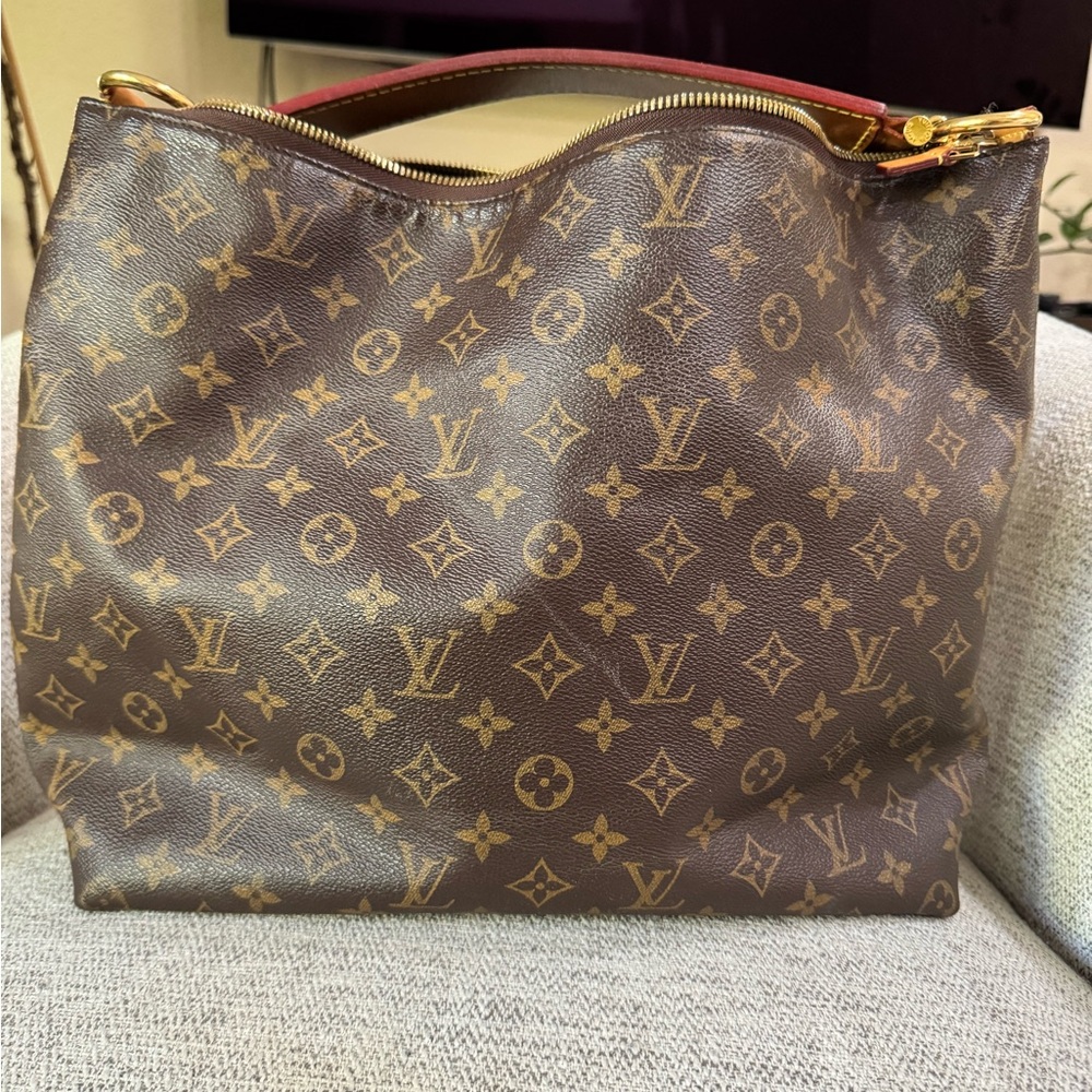 Louis Vuitton Sully MM Monogram Shoulder Bag